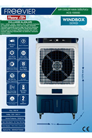 ACS-15000D EVAPORATİF Hava Soğutucu
