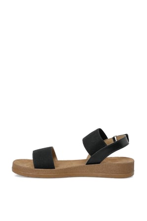 Polaris 409032.Z Siyah Kadın Comfort Sandalet