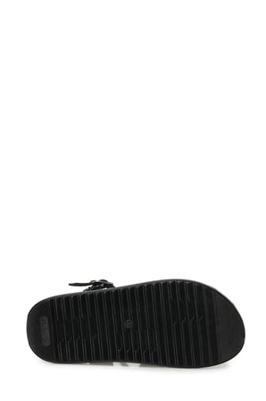 Polaris 409069.Z Siyah Kadın Kalın Taban Sandalet 102251892