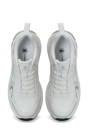 Lumberjack 6W Enno 6PR Kadın Sneaker Ayakkabı Beyaz Gümüş 40