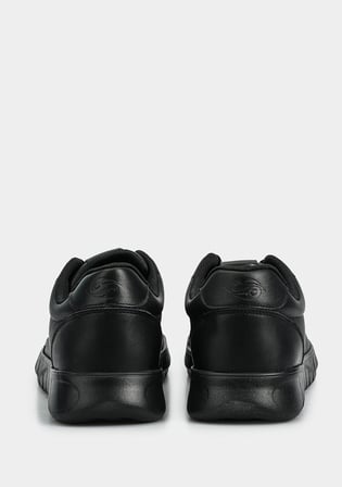 Siyah Deri Erkek Sneaker