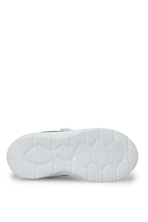 Kinetix 102694498 6F Elone PU P 6PR Patik Erkek Çocuk Işıklı Yürüyüş Ayakkabısı Beyaz - Mavi