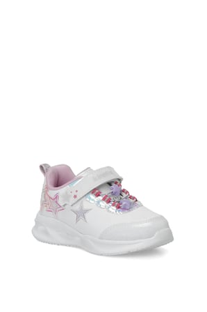 Kinetix 102694584 6F Ramela Girl PU P 6PR Patik Kız Çocuk Işıklı Yürüyüş Ayakkabısı Beyaz
