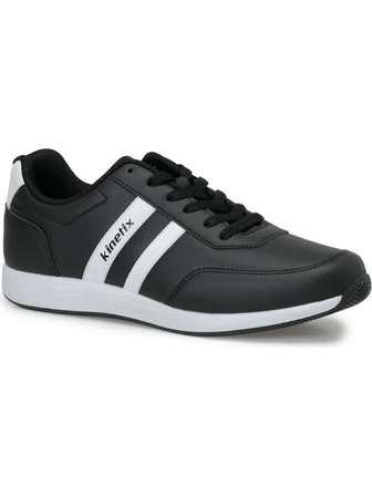 KINETIX REEDS PU 6PR SİYAH BEYAZ COMFORT ANATOMİK SPOR AYAKKABISI