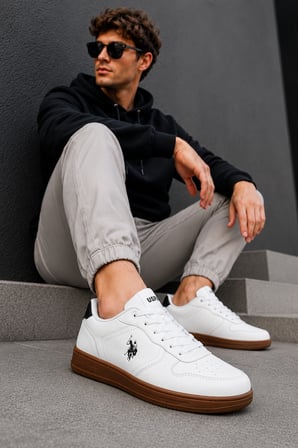U.S. Polo Assn. Toret Düz Taban Erkek Sneaker