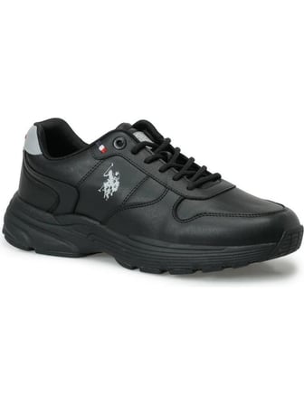 U.S.POLO ASSN GULLIVER 6PR SİYAH COMFORT ANATOMİK SPOR AYAKKABISI