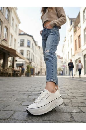 Lumberjack NOVARIA 6PR 102695679 Kadın Sneaker Ayakkabı Beyaz 36-40 