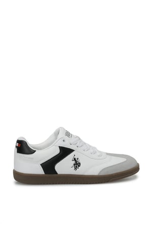 U.S. POLO ASSN. 6F SORE PU 6PR BEYAZ SIYAH KADIN SNEAKER