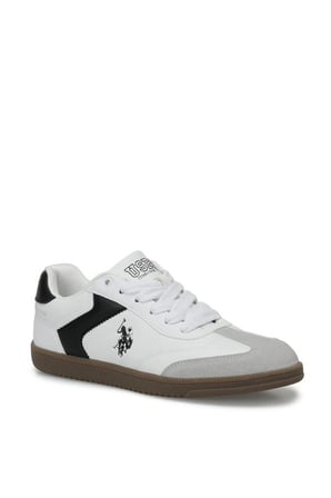 U.S. POLO ASSN. 6F SORE PU 6PR BEYAZ SIYAH KADIN SNEAKER
