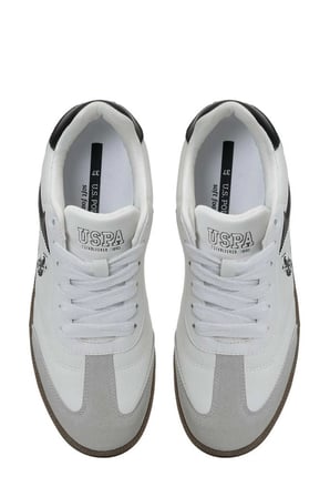 U.S. POLO ASSN. 6F SORE PU 6PR BEYAZ SIYAH KADIN SNEAKER