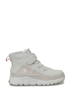 U.S. Polo Assn. KELTES JR Bej Kız Çocuk High Sneaker 102695946