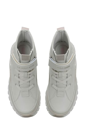 U.S. Polo Assn. KELTES JR Bej Kız Çocuk High Sneaker 102695946