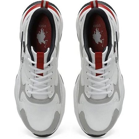 U.S.POLO ASSN SOLIDAR 6PR BEYAZ COMFORT CASUAL ANATOMİK SPOR AYAKKABI