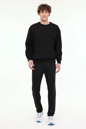 Lumberjack 6W Mb Sn75 C Neck Sw 6Pr Siyah Erkek Sweatshirt 102696693