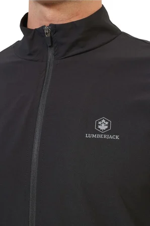 Lumberjack 6W M-BS04 WOVEN T.SUIT 6PR Erkek Eşofman Takımı Siyah S-XXL 