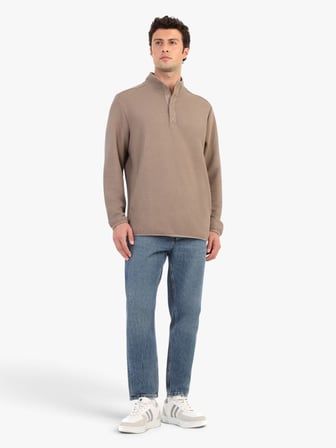 6W ML DAVINS 16ITL-15 6PR Erkek Kahverengi Sweatshirt - 102696965