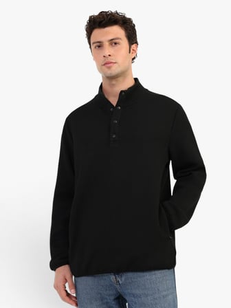 6W ML DAVINS 16ITL-15 6PR Erkek Siyah Sweatshirt - 102696966