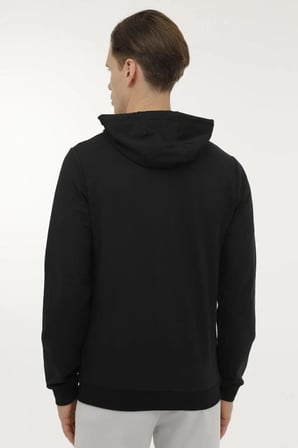 Lumberjack MB SN72 FZ HOD 6PR 102697003 Erkek Eşofman Üstü Siyah S-XXL 