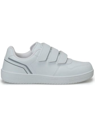 KINETIX FREY PU 6PR BEYAZ ÇIRTLI ANATOMİK CASUAL SPOR AYAKKABI