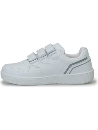 KINETIX FREY PU 6PR BEYAZ ÇIRTLI ANATOMİK CASUAL SPOR AYAKKABI