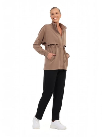 6W WL 18ART 6PR Kadın Kahverengi Sweatshirt - 102697196