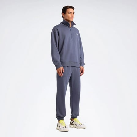 Reebok Sweatshirt Erkek Mavi NELSON HZ 102697341 