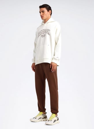 Reebok Sweatshirt, 2XL, Ekru