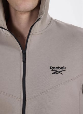 Reebok P00006137702 PRIME FZ Bej Erkek Zip Ceket