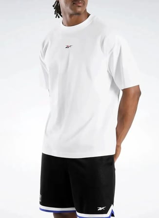 Reebok T-Shirt, 2XL, Beyaz