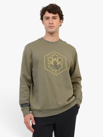 6W ML ARMAN 16NAT26-4 6PR Erkek Yeşil Sweatshirt - 102708343