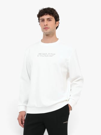 ML ETHAN 16ITL1403 6PR Erkek Beyaz Sweatshirt - 102707718