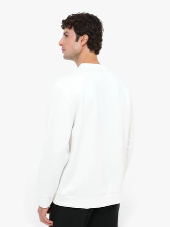 ML ETHAN 16ITL1403 6PR Erkek Beyaz Sweatshirt - 102707718
