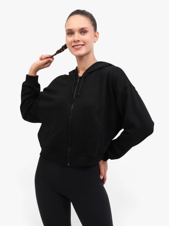 WB 18 AMMY-H 6PR Kadın Siyah Sweatshirt - 102707824
