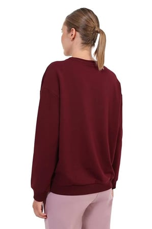 Lumberjack Wb 6Pr 16SN79 Kadın Bordo Sweatshirt 102710625
