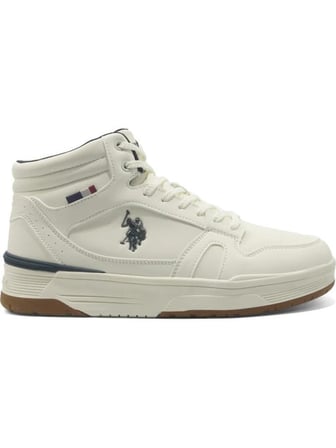 U.S.POLO ASSN REKAS 6PR BEYAZ BOGAZLI ANATOMİK SPOR AYAKKABISI