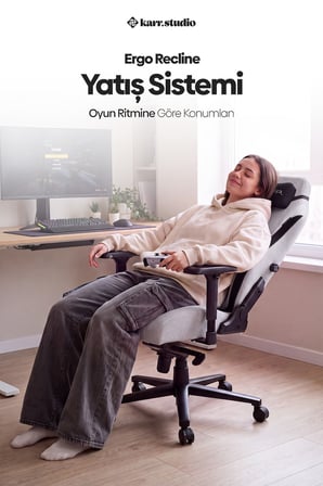 Riftwalker Ergonomik Oyuncu Koltuğu - Beyaz