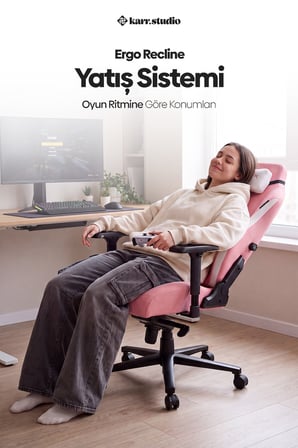 Riftwalker Ergonomik Oyuncu Koltuğu - Pembe