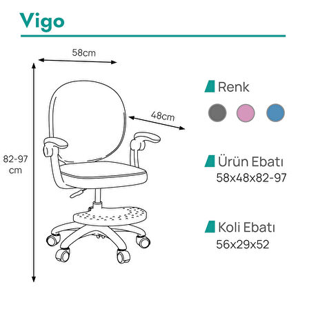 Vigo Çocuk Çalışma Sandalyesi