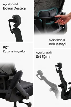 Mostar Dayanıklı Çalışma Koltuğu