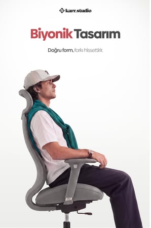Lizbon Ergonomik Çalışma Koltuğu - Gri