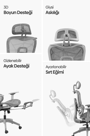 Odessa Fonksiyonel Çalışma Koltuğu