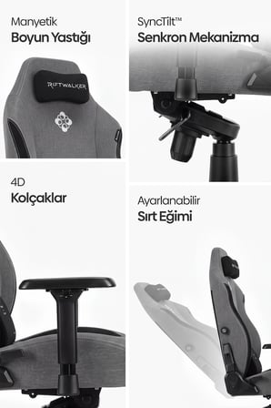 Riftwalker Ergonomik Oyuncu Koltuğu
