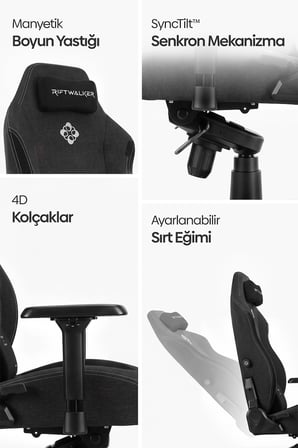 Riftwalker Ergonomik Oyuncu Koltuğu