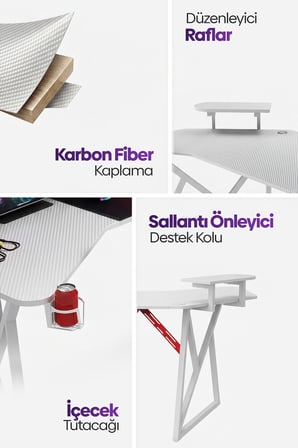 Vortex Kanatlı Oyuncu Masası