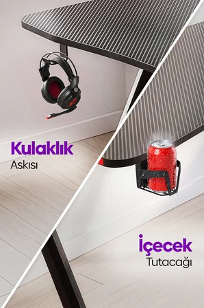 Spark RGB Aydınlatmalı Oyuncu Masası