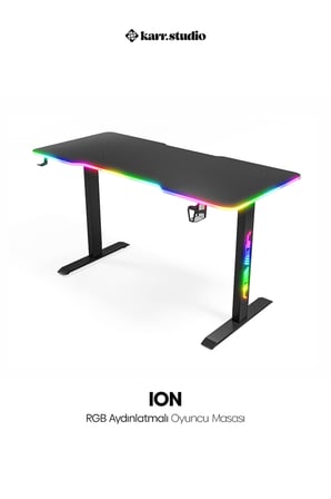 Ion RGB Aydınlatmalı Oyuncu Masası