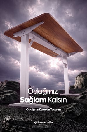 Firmus Dayanıklı Çalışma Masası - 180x80 - Barok - B