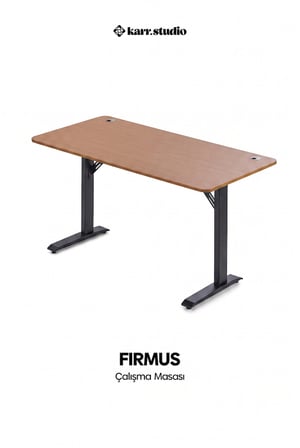 Firmus Dayanıklı Çalışma Masası - 160x80 - Bambu - S