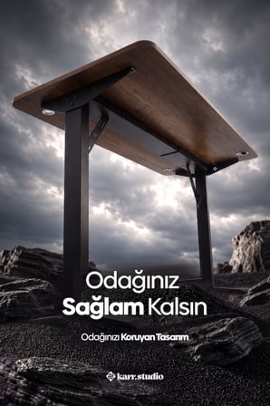 Firmus Dayanıklı Çalışma Masası - 160x80 - Barok - S