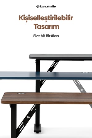 Firmus Dayanıklı Çalışma Masası - 180x80 - Bambu - S